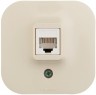 Розетка компьютерная Legrand Quteo (782254) откр. слоновая кость