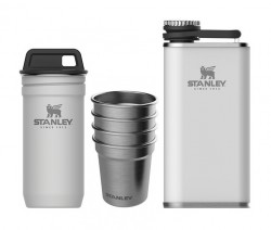 Набор термопосуды Stanley Adventure Nesting Shot Glass Set + Flask 0.23л. белый (10-01883-036)