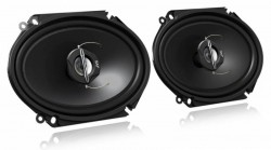 Колонки автомобильные JVC CS-J6930 400Вт 92дБ 4Ом 15x23см (6x9дюйм) (ком.:2кол.) коаксиальные трехполосные