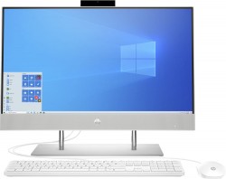 Моноблок HP 24-dp0050ur 23.8" Full HD Ryzen 5 4500U (2.3)/8Gb/SSD256Gb/RGr/CR/Windows 10/GbitEth/WiFi/BT/65W/клавиатура/мышь/Cam/серебристый 1920x1080