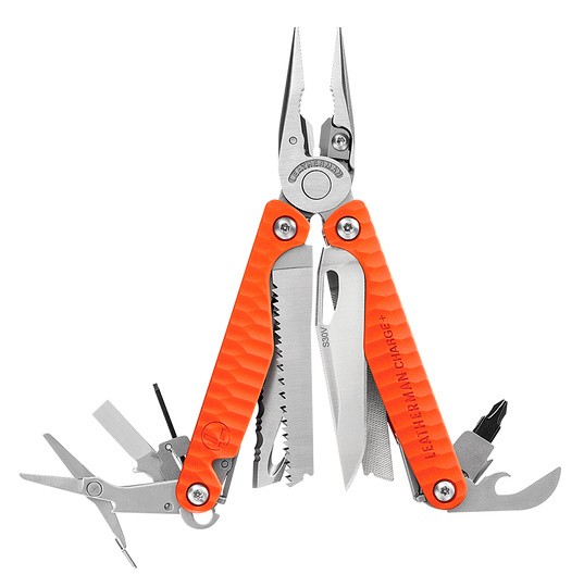 Мультитул Leatherman Charge Plus G10 (832782) 100мм 19функций оранжевый карт.коробка