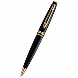 Ручка шариковая Waterman Expert 3 (S0951700) Black Laque GT M синие чернила подар.кор.