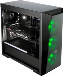 Корпус Cooler Master MasterBox Lite 5 RGB черный без БП ATX 2x140mm 2xUSB3.0 audio bott PSU