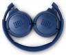 Гарнитура накладные JBL T500 1.187м синий проводные оголовье (JBLT500BLU)