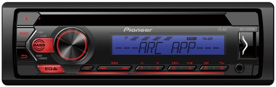 Автомагнитола CD Pioneer DEH-S120UBB 1DIN 4x50Вт