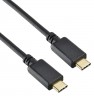 Кабель Digma Power Delivery 60W USB Type-C (m)-USB Type-C (m) 3м черный