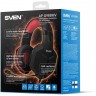 Наушники с микрофоном Sven AP-G988MV черный/красный 2.2м накладные оголовье