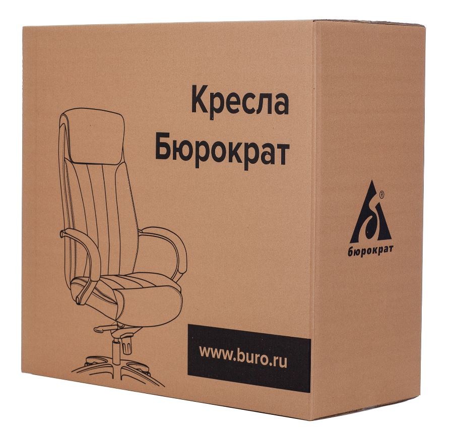 Кресло руководителя Бюрократ T-9923WALNUT светло-коричневый Leather Eichel кожа крестовина металл/дерево