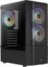 Корпус Aerocool Quantum Mesh-G-BK-v2 черный без БП ATX 3x120mm 2x140mm 1xUSB2.0 2xUSB3.0 audio bott PSU