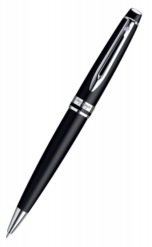 Ручка шариковая Waterman Expert 3 (S0951900) Muted Black CT M синие чернила подар.кор.