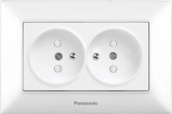 Розетка силовая Panasonic Arkedia Slim (WNTC02042WH-RU) скрыт. IP20 белый (упак.:1шт)