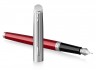 Ручка перьевая Waterman Hemisphere (2146623) Matte SS Red CT F перо сталь нержавеющая подар.кор.