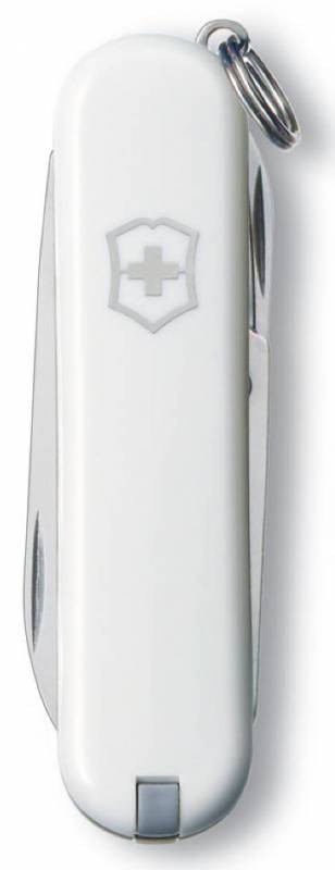 Нож перочинный Victorinox Classic (0.6223.7-012) 58мм 7функций белый подар.коробка
