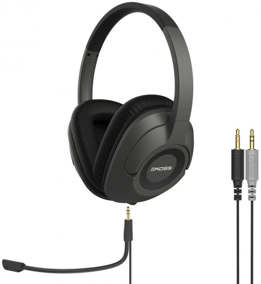 Наушники с микрофоном Koss SB42 черный 2.4м мониторные оголовье (80001040)
