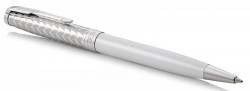 Ручка шариковая Parker Sonnet Premium K540 (1931550) Metal&Pearl PGT CT M черные чернила подар.кор.