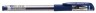 Ручка гелевая Deli E6600BLUE 0.5мм резин. манжета резиновая манжета прозрачный синие чернила