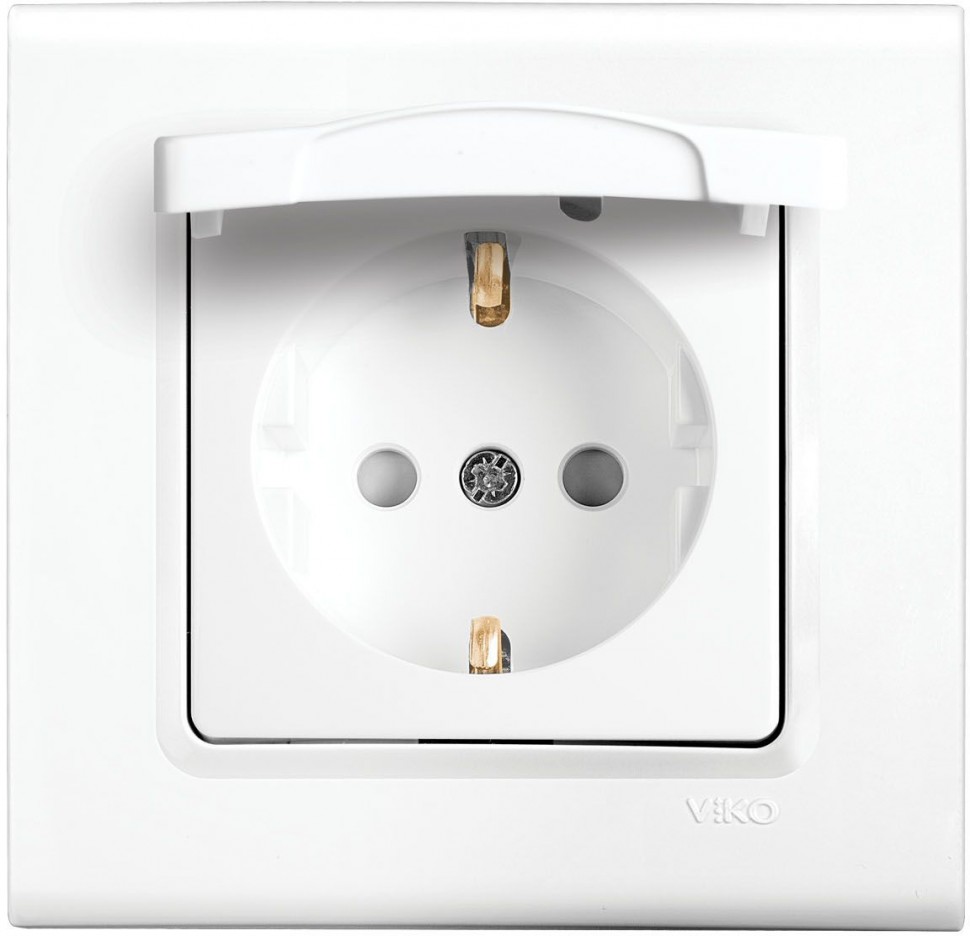 Розетка силовая Panasonic Linnera S (91400012-RU) скрыт. зазем. штор. крыш. IP20 белый (упак.:1шт)