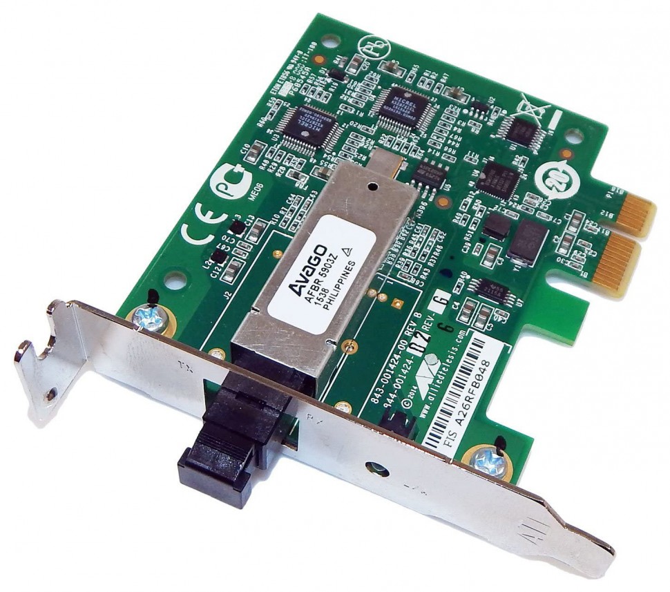 Сетевой адаптер Fast Ethernet Fiber Allied Telesis AT-2711FX/MT-901 PCI Express