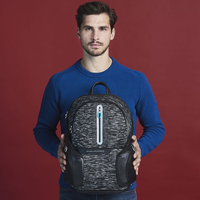Рюкзак Piquadro Coleos CA2943OS38BM/N черный натур./искуст. кожа