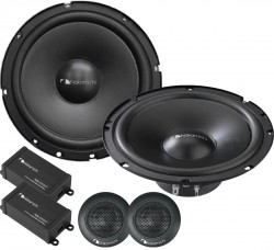 Колонки автомобильные Nakamichi NAK-NSE-CS1617 200Вт 87дБ 4Ом 16.5см (6 1/2дюйм) компонентные двухполосные
