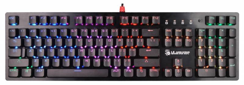 Клавиатура A4Tech Bloody B820R Blue S механическая черный USB for gamer LED