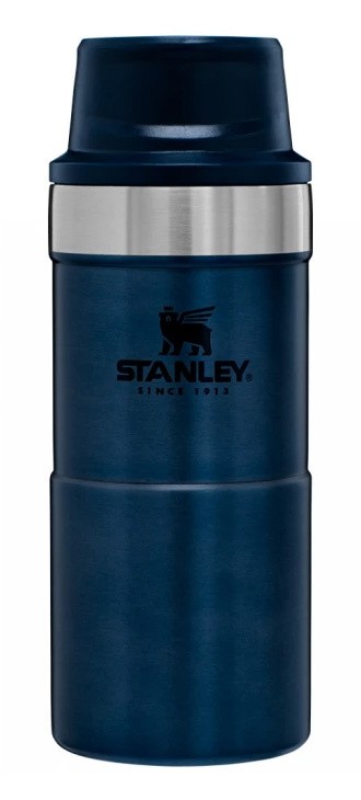 Термокружка Stanley Classic Trigger Action 0.25л. синий картонная коробка (10-09849-012)