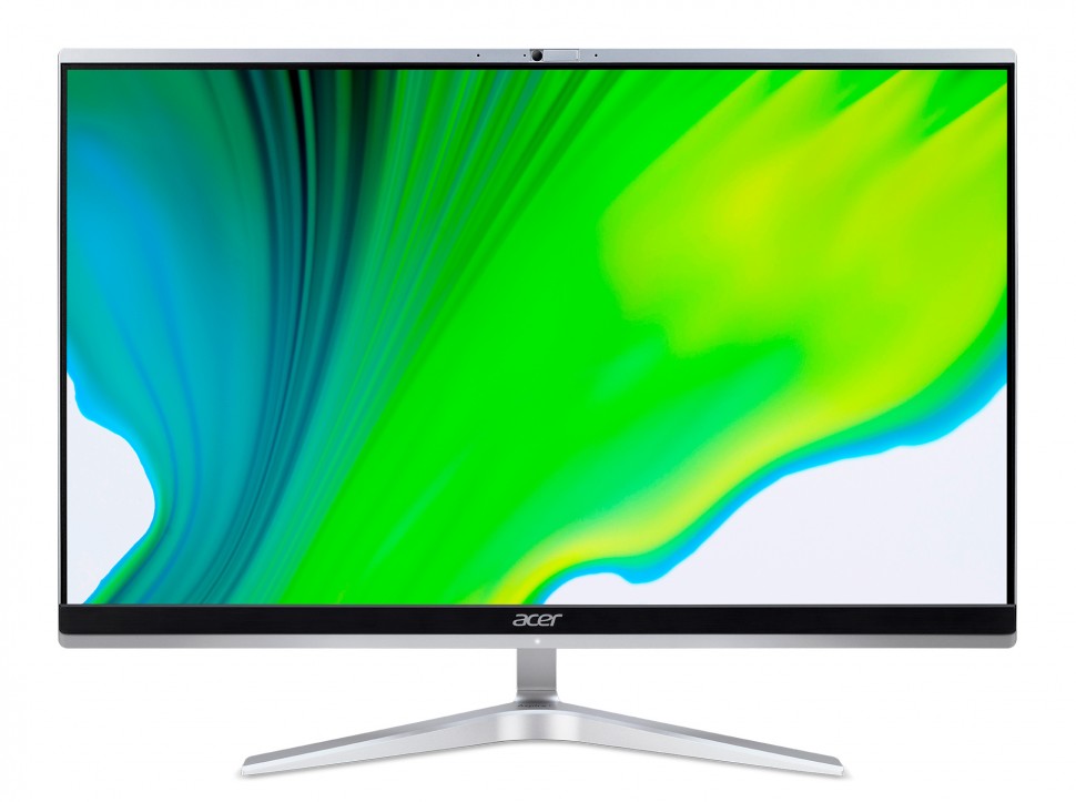 Моноблок Acer Aspire C22-1650 21.5" Full HD i3 1115G4 (3)/4Gb/1Tb/UHDG/CR/noOS/GbitEth/WiFi/BT/65W/клавиатура/мышь/Cam/серебристый 1920x1080