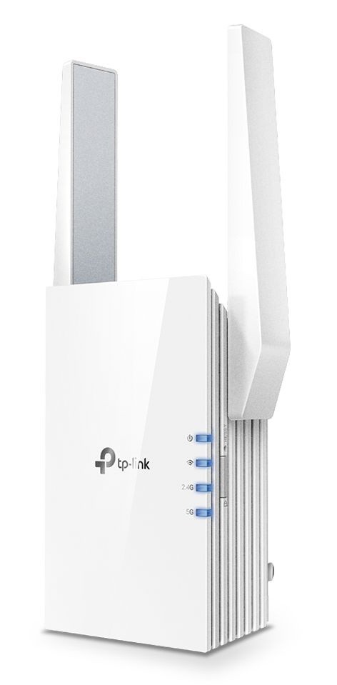 Повторитель беспроводного сигнала TP-Link RE505X AX1500 10/100/1000BASE-TX/Wi-Fi белый