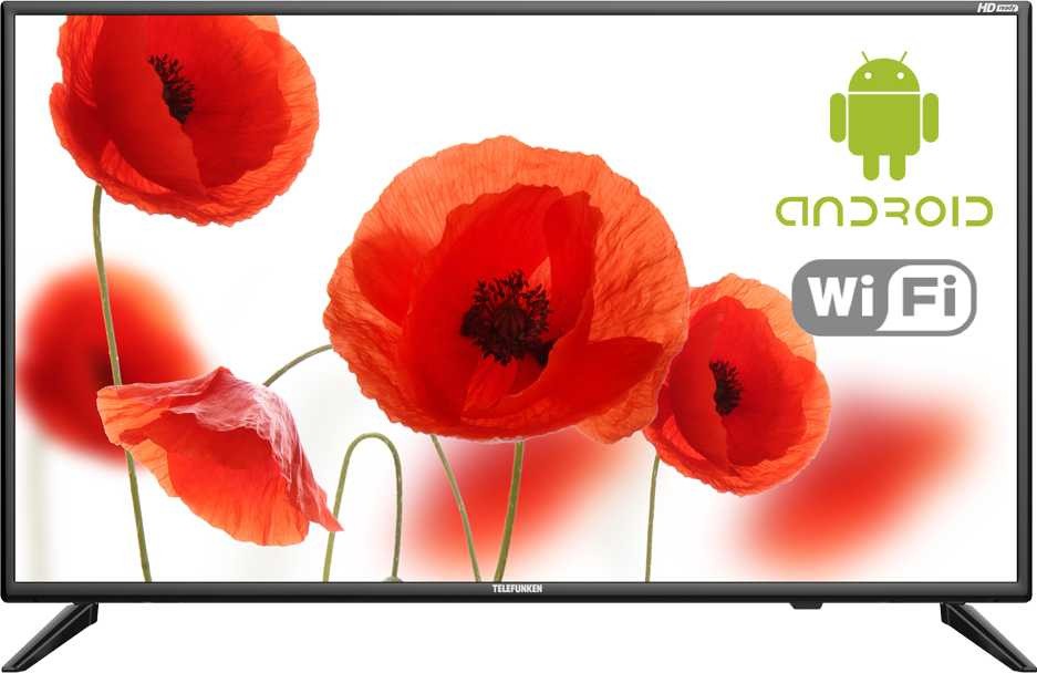 Телевизор LED Telefunken 31.5" TF-LED32S83T2S черный/HD READY/50Hz/DVB-T/DVB-T2/DVB-C/USB/WiFi/Smart TV (RUS)