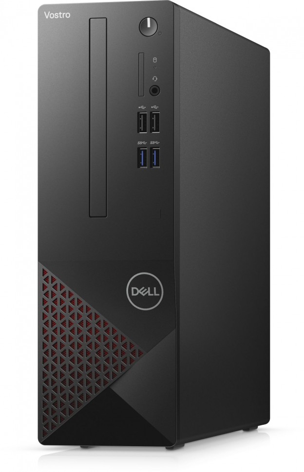 ПК Dell Vostro 3681 SFF i3 10100 (3.6)/8Gb/1Tb 7.2k/SSD256Gb/UHDG 630/CR/Windows 10 Professional/GbitEth/WiFi/BT/200W/клавиатура/мышь/черный