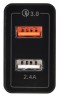 Сетевое зар./устр. Digma DGWC-2U-QC3.0-BK 3A QC универсальное черный