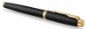 Ручка перьевая Parker IM Premium F323 (1931646) Black GT F перо сталь нержавеющая подар.кор.
