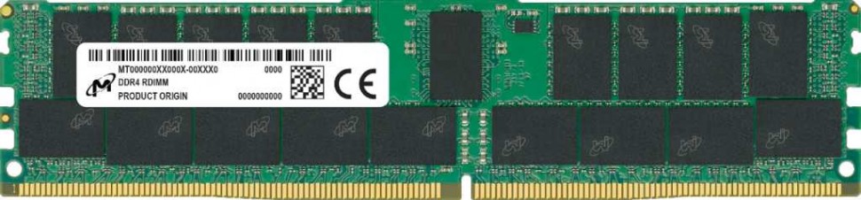 Память DDR4 Crucial MTA36ASF8G72PZ-3G2E1 64Gb DIMM ECC Reg PC4-25600 CL22 3200MHz