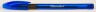 Ручка шариковая Silwerhof SLIDE (026152-02) однораз. 1.0мм треугол. резин. манжета синий синие чернила коробка картонная