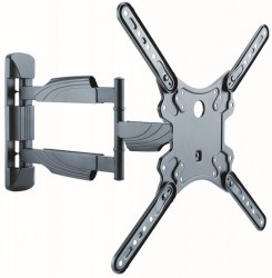 Кронштейн для телевизора Ultramounts UM 871 черный 23"-55" макс.35кг настенный поворотно-выдвижной и наклонный