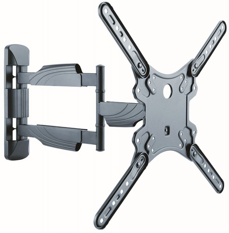 Кронштейн для телевизора Ultramounts UM 871 черный 23"-55" макс.35кг настенный поворотно-выдвижной и наклонный