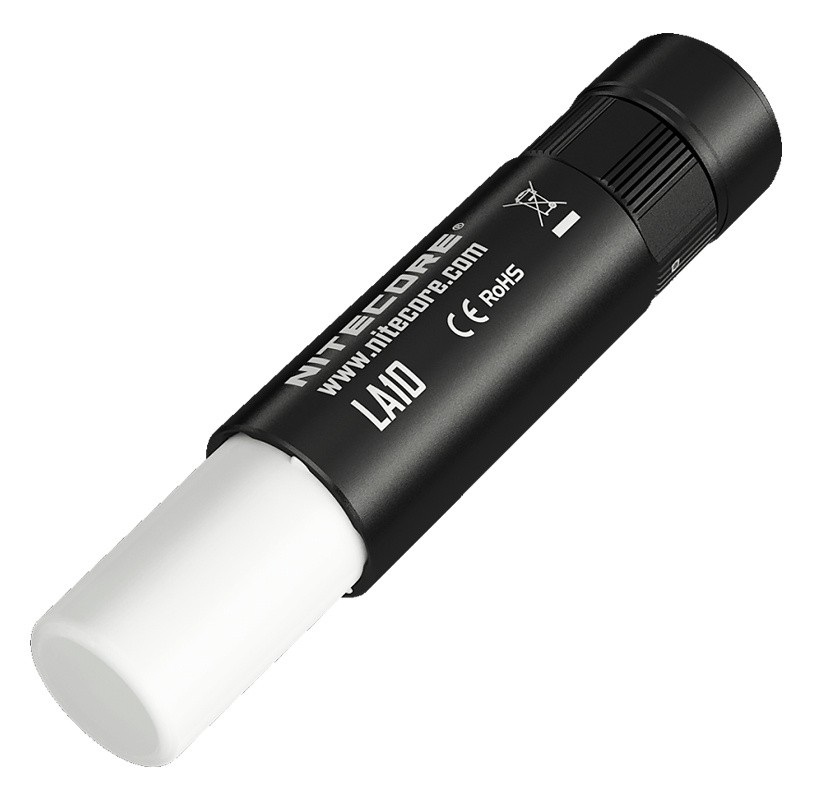 Фонарь походный Nitecore LA10 черный/белый лам.:светодиод. AA (15247)