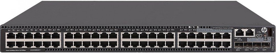Коммутатор HPE FlexNetwork 5510 JH146A 48G 4SFP+ HI 1-slot Switch