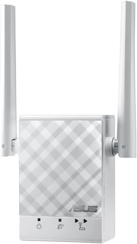 Повторитель беспроводного сигнала Asus RP-AC51 AC750 Wi-Fi белый (упак.:1шт)