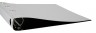 Папка на 4-х D-кольцах Бюрократ Black&White BW0840/4DWT A4 пластик 0.8мм кор.40мм белый/черный
