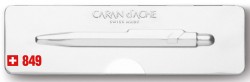 Ручка шариковая Carandache Office Popline (849.502) Laquer White M синие чернила подар.кор.