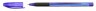 Ручка шариковая Silwerhof SLIDE BRIGHT (026153-02) однораз. 1.0мм треугол. резин. манжета ассорти синие чернила пластик.стакан