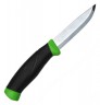 Нож Morakniv Companion (12158) стальной разделочный лезв.103мм прямая заточка зеленый/черный