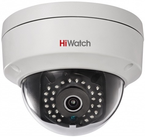 Видеокамера IP Hikvision HiWatch DS-I122 4-4мм цветная корп.:белый