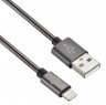 Кабель Digma USB A(m) Lightning (m) 0.15м черный