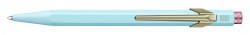 Ручка шариковая Carandache Office 849 Claim your style 2 (849.539) Bluish Pale M синие чернила подар.кор.