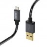 Кабель Hama Metal 00173626 USB (m)-Lightning (m) 1.5м черный