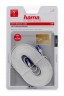 Патч-корд Hama UTP 4 пары cat6 5м белый RJ-45 (m)-RJ-45 (m)