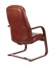 Кресло Бюрократ T-9923WALNUT-AV светло-коричневый Leather Eichel кожа полозья дерево