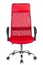 Кресло руководителя Бюрократ KB-6N красный TW-35N TW-97N сетка с подголов. крестовина металл хром